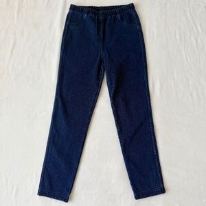 Calzedonia girl 5-6t thermal denim legging jeggings new